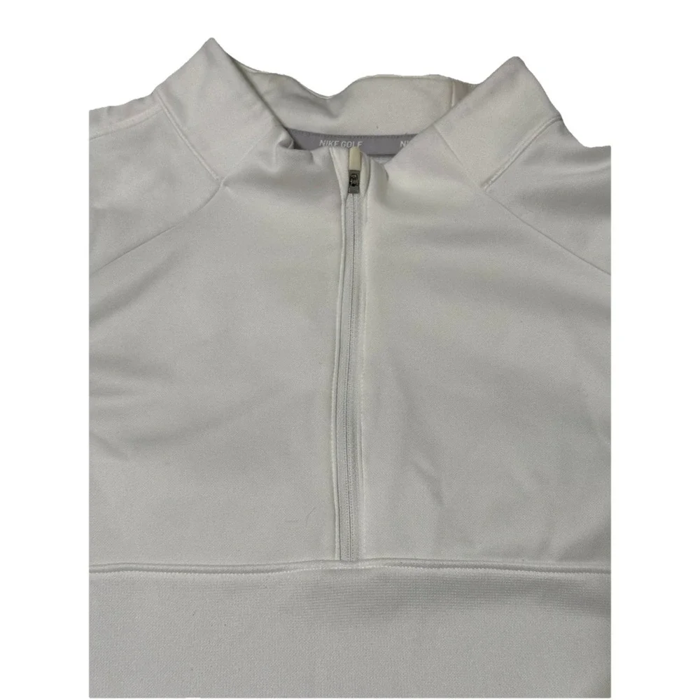 Nike Golf Standard Dri Fit Gray 1/4 Zip Pullover Athletic Sweatshirt‎ Mens Sz XL
